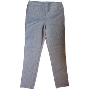 Tribal Fia Cropped Pants Brown and Black Houndstooth Print Size 4